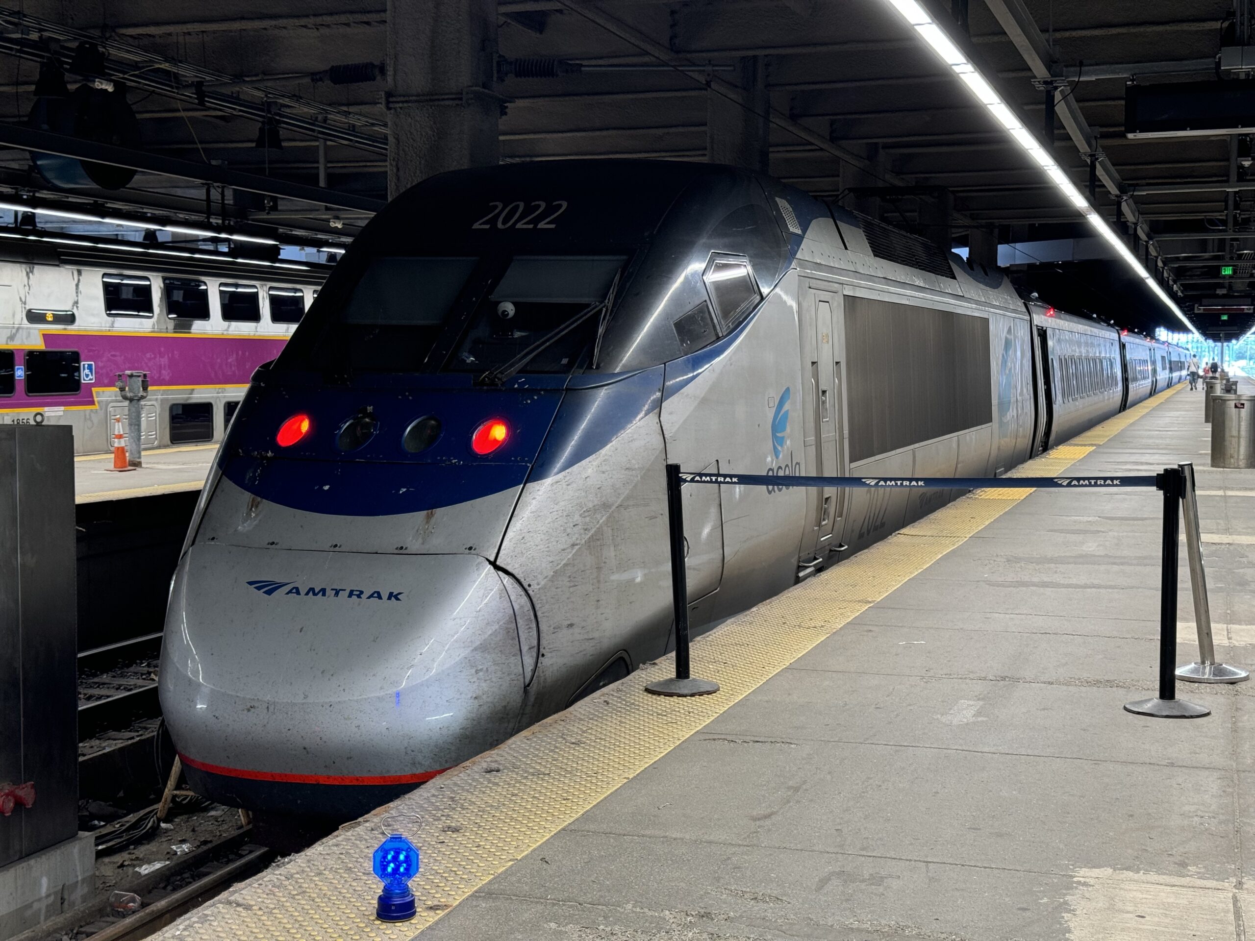 Acela at South Station, Boston