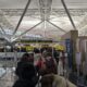 Line for TSA PreCheck and Oneworld Priority at JFK's T8
